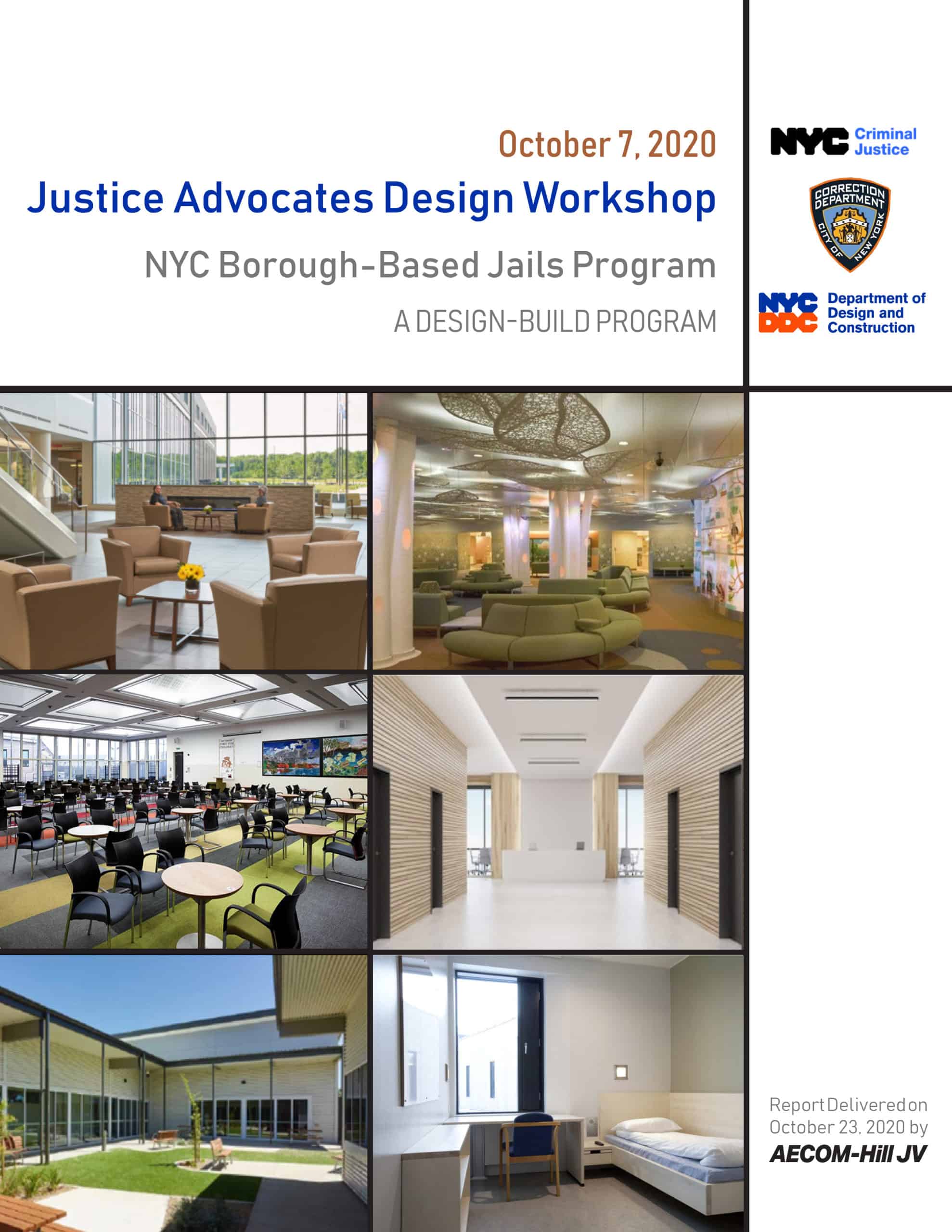 Justice Advocates Design Workshop Report - Rikers